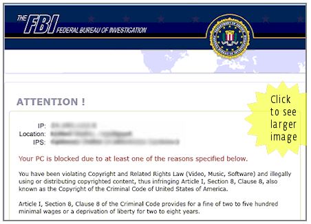 Reveton Worm Ransomware