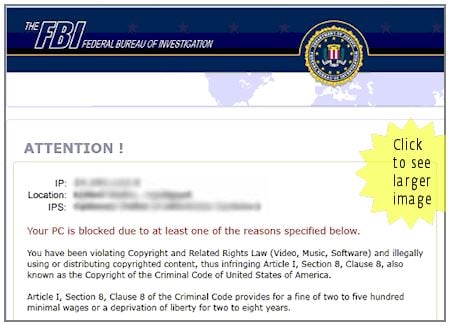 Reveton Worm Ransomware