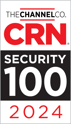 Recognized by channel industry experts & trusted by customers Logo - CRN Security 100 3