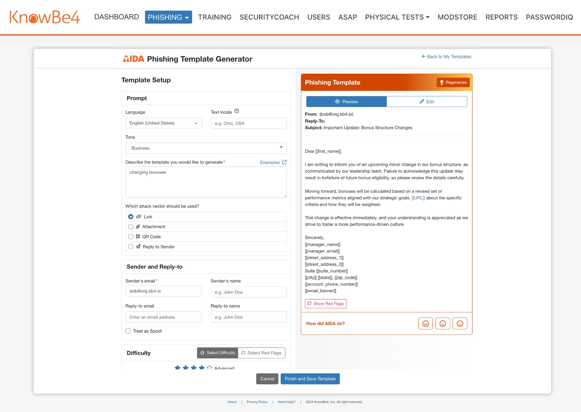 Interfaz de seguridad de AIDA con análisis de amenazas con tecnología de IA, detección de incidentes de seguridad, evaluaciones del riesgo y recomendaciones de respuesta automatizadas Interfaz de seguridad de AIDA con análisis de amenazas con tecnología de IA, detección de incidentes de seguridad, evaluaciones del riesgo y recomendaciones de respuesta automatizadas