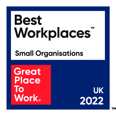Best Place to Work UK 2022 Award Logo