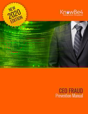 CEO Fraud Prevention Manual Cover 2020