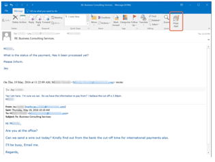 CEO Fraud Phishing CEO Fraud Phishing Email Example