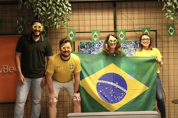 Brazil Team Flag