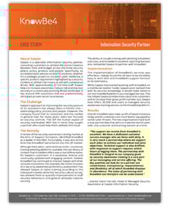 Information Security Partner Case Study