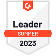 Recognized for Excellence Logo - G2-SAT-Summer-Leader-2023 1