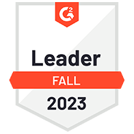 Recognized for Excellence Logo - G2-SAT-fall-Leader-2023 2