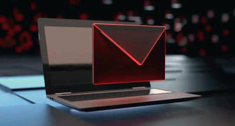 email-coming-out-of-computer
