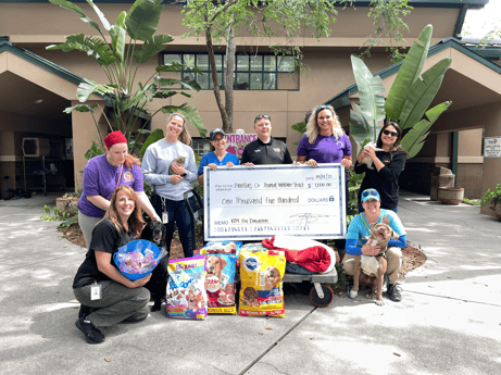KnowBe4 partners with Pinellas County Animal Welfare Trust to make a $1,500 pet donation