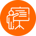orange check mark