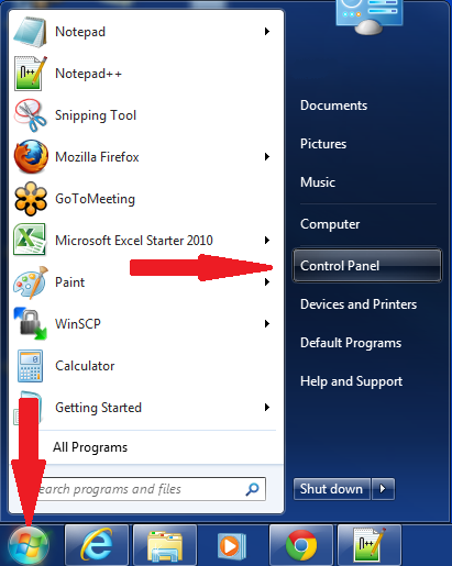 How to disable popup blockers on  Windows 7-8/Vista