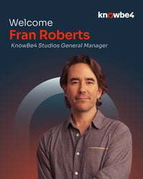 KnowBe4 Appoints Fran Roberts as Studios General Manager