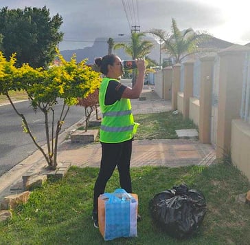 Cleanup in Cape Town, South Africa