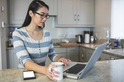 Woman at Computer-3