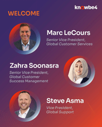 KnowBe4 Strengthens Executive Leadership with Customer Success Appointments
