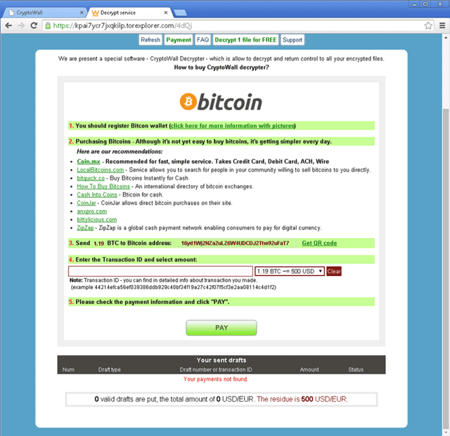 Resultado de imagen para cryptowall ransomware