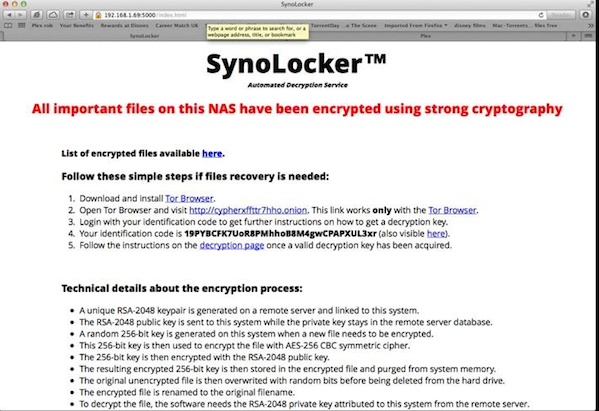 Synolocker Ransomware