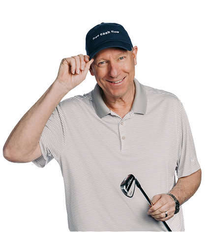 Bob holding a golf club