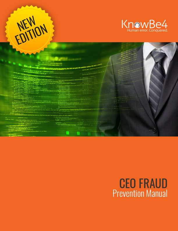 KnowBe4 CEO Prevention Fraud Manual