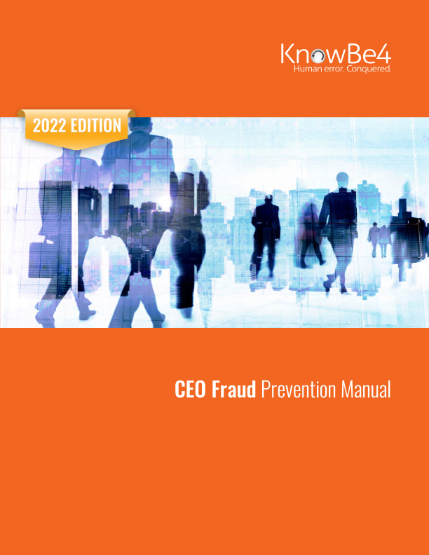 CEO Fraud Prevention Manual