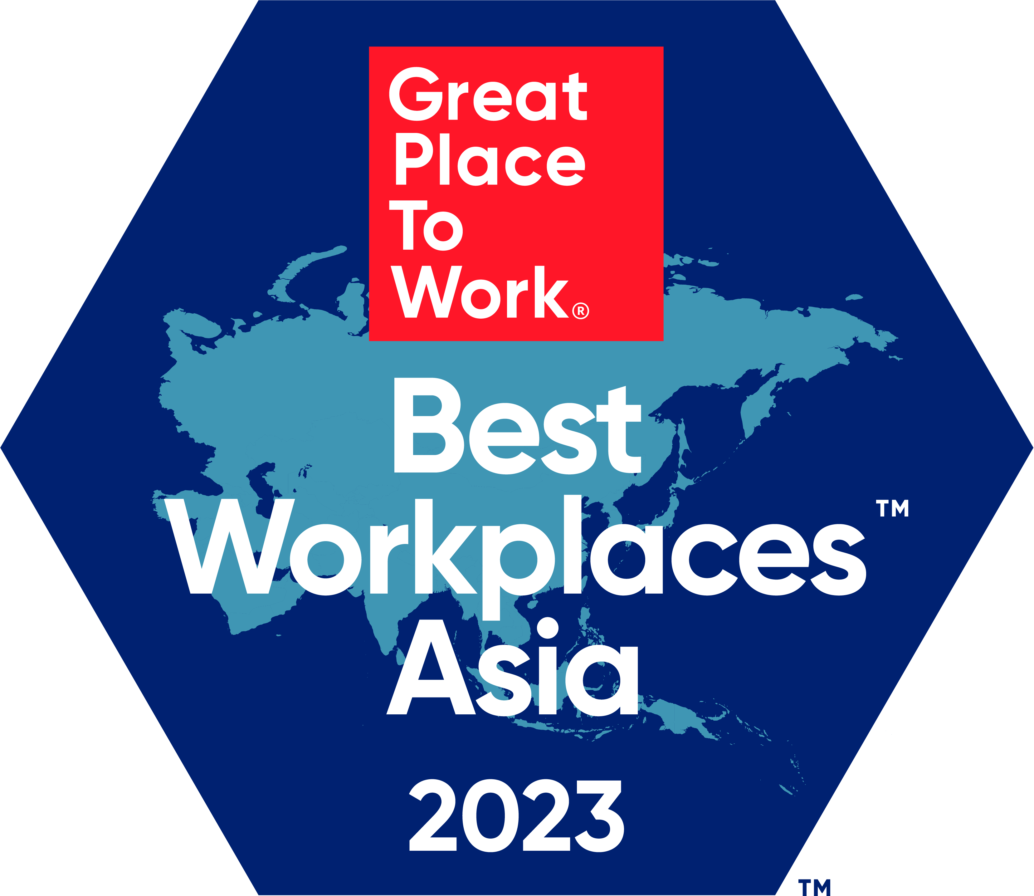 2023 Best Workplaces Asia Badge