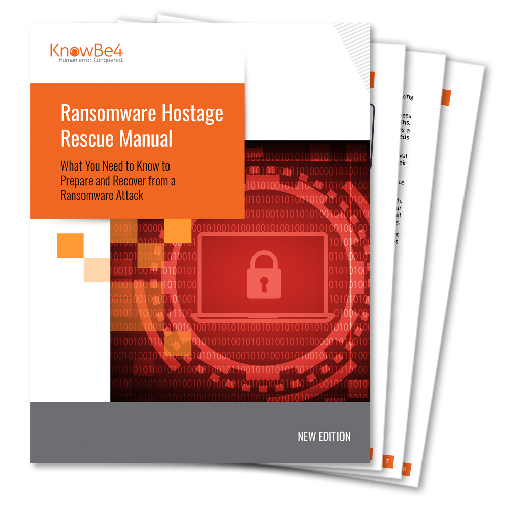 KnowBe4 Releases 2022 Ransomware Hostage Rescue Manual to Counteract Growing Cyberthreat