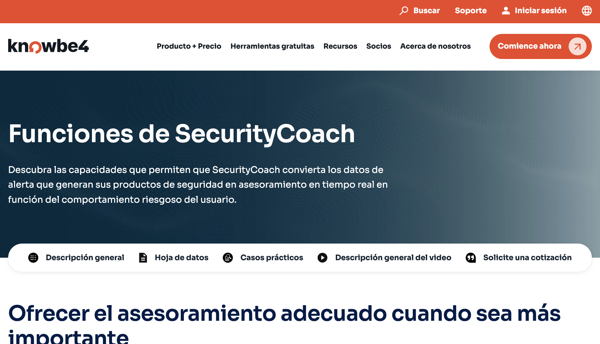Funciones de SecurityCoach | KnowBe4