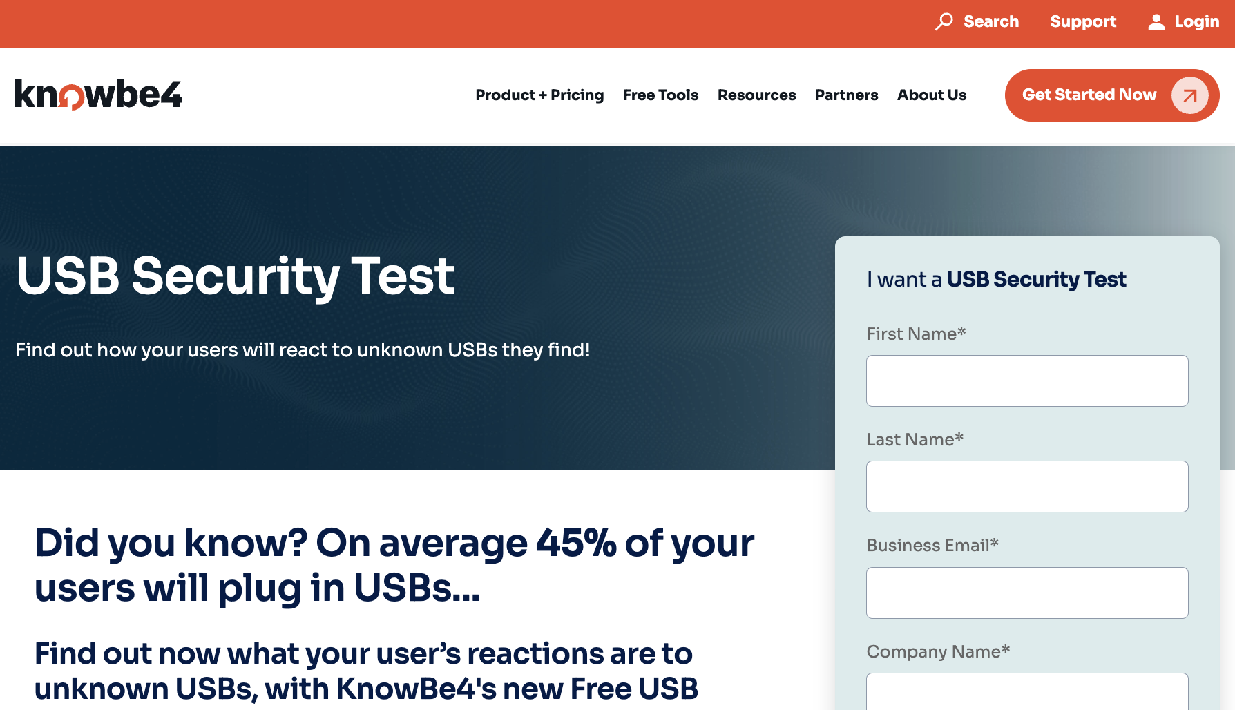 USB Security Test | KnowBe4